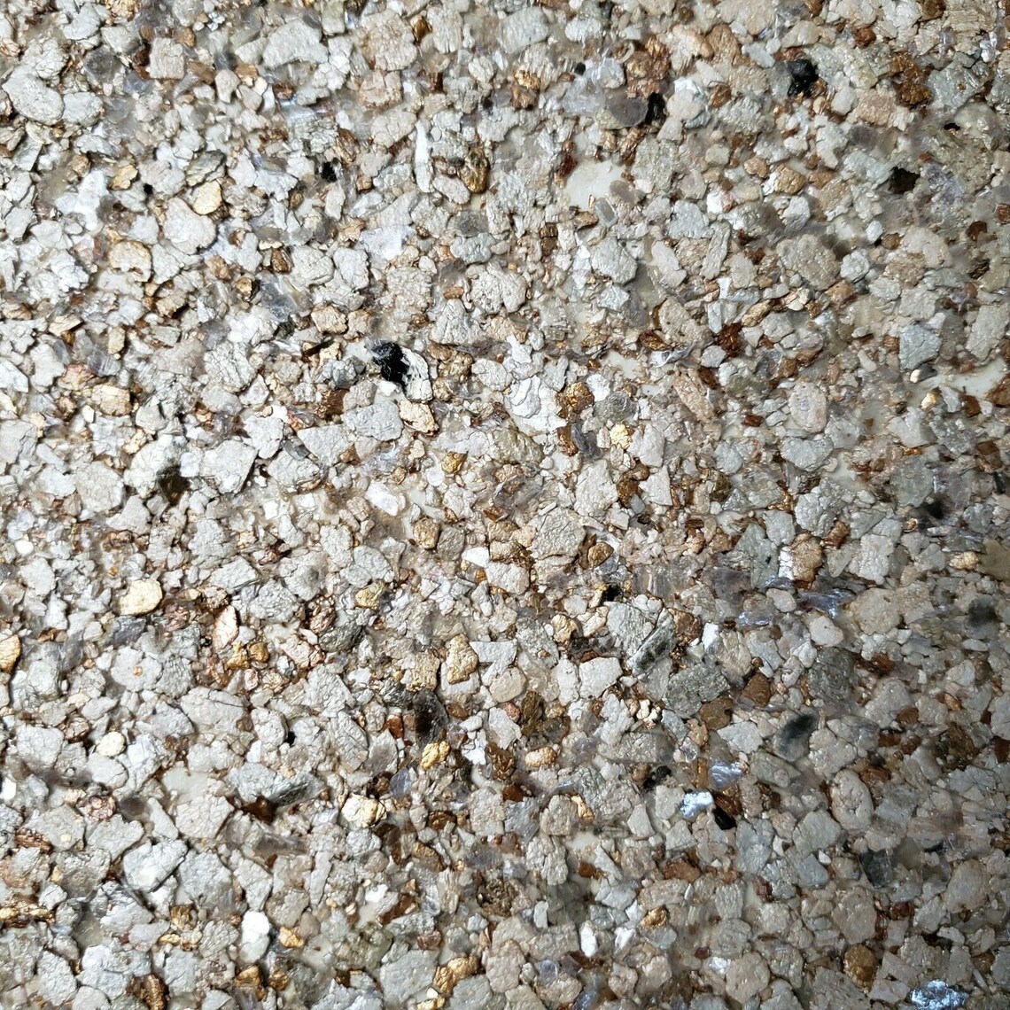 Beige Gold Metallic Big Chip Natural Real Mica Stone Textured - Etsy