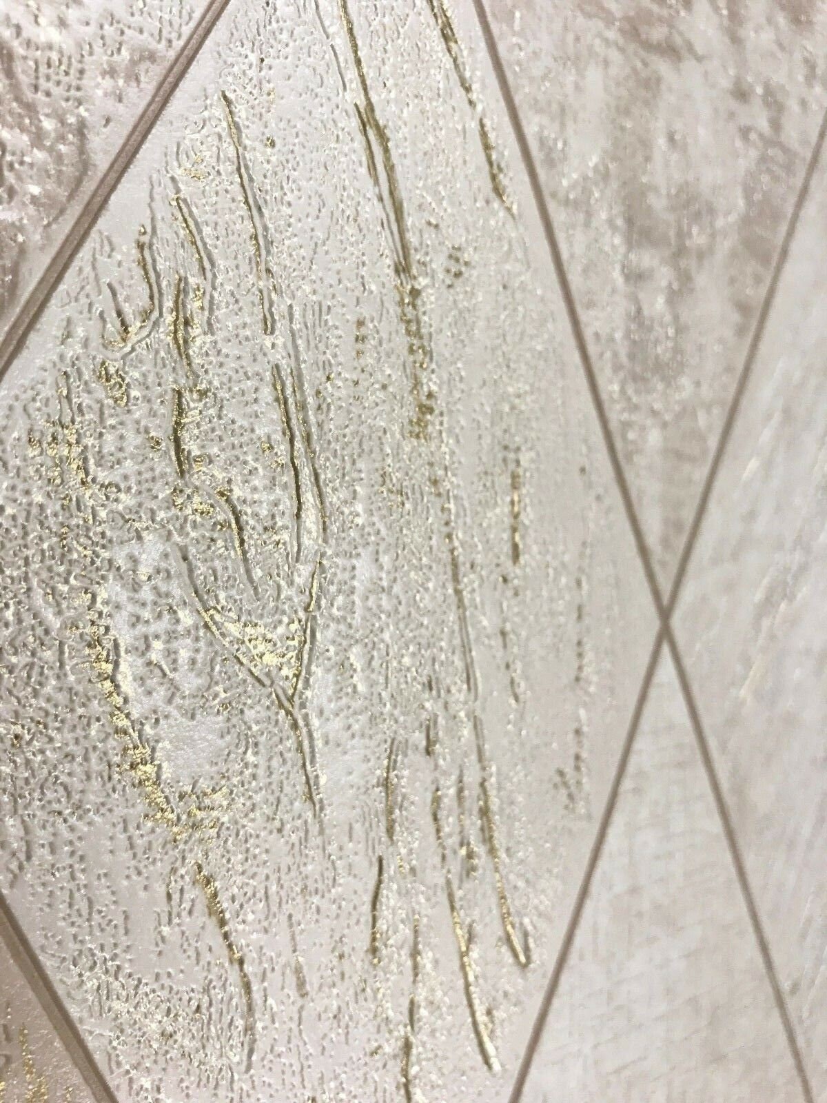 Tapete beige beige gold elfenbein Struktur Fliesen Fliesen -  Österreich
