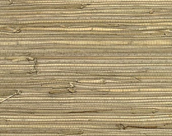 Brown natural Grasscloth wallpaper