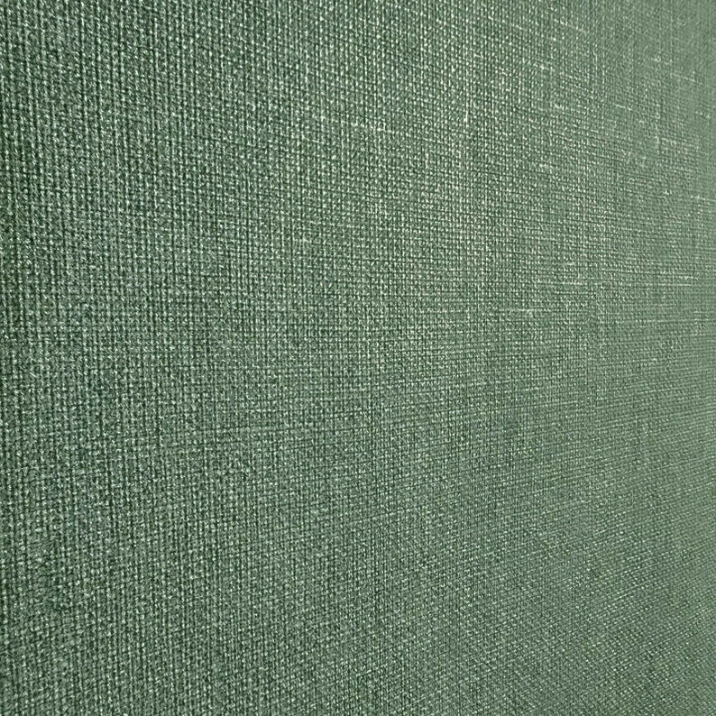 Contemporary Rustic Green Plain Faux Fabric Vinyl Non Woven - Etsy