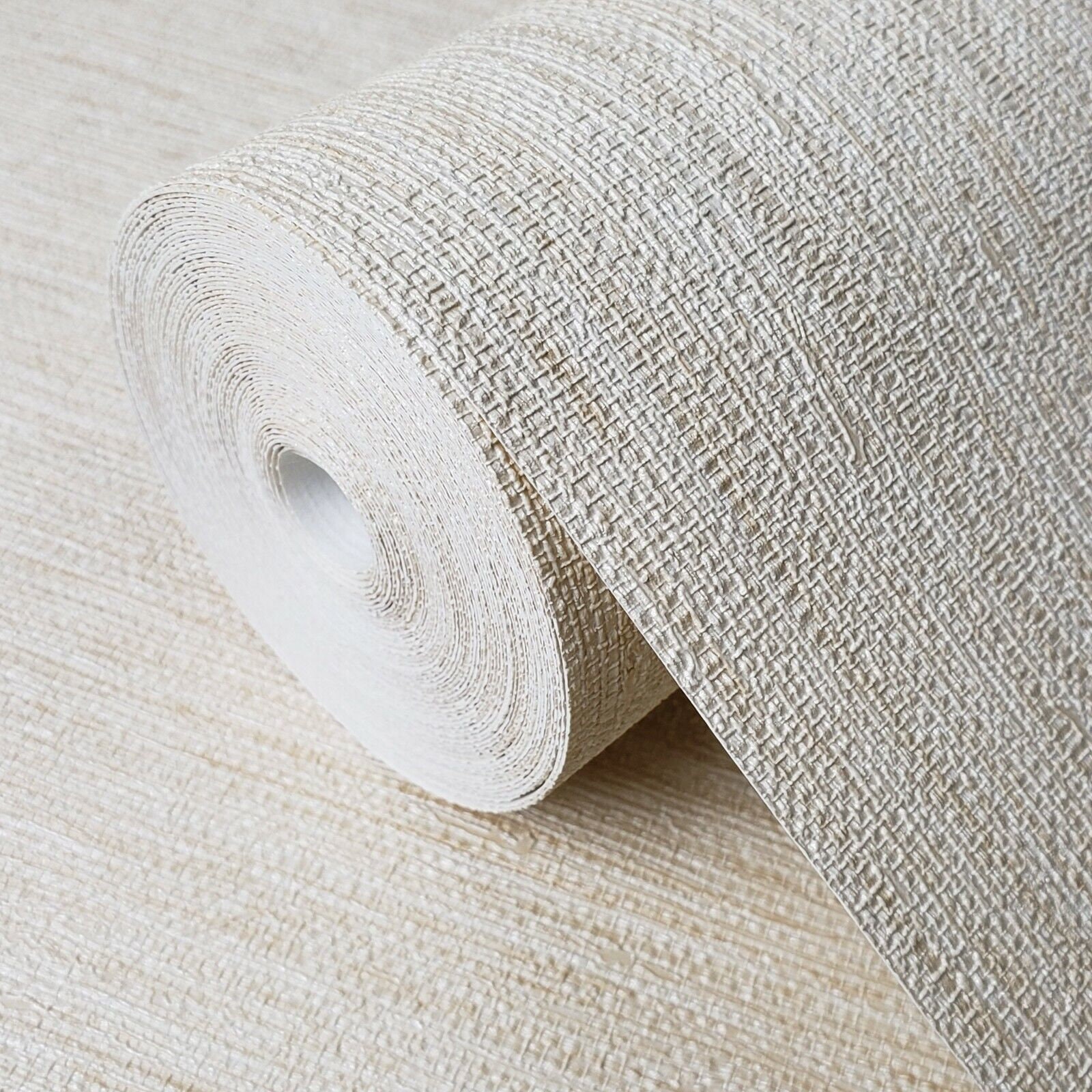 Plain Yellow Faux Grass Sack Grasscloth Textured Lines Italian modern Wallpaper