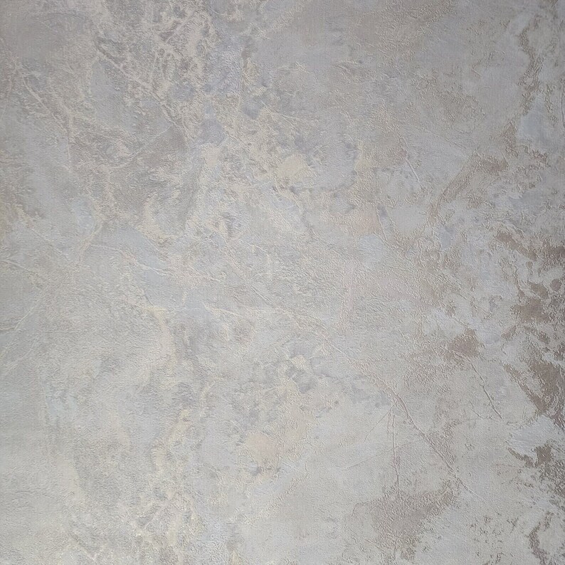 Embossed Pearl Ivory Cream Gold Metallic Faux Plaster Textured Modern ...