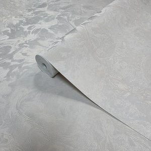 Plain contemporary ivory beige gold faux plaster textured modern Wallpaper rolls