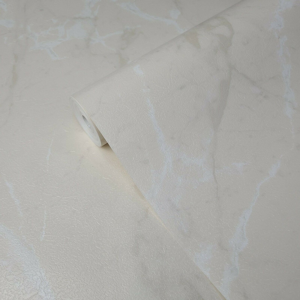 Faux Marble Stone Effect Wallpaper Beige Tan off White Modern Etsy