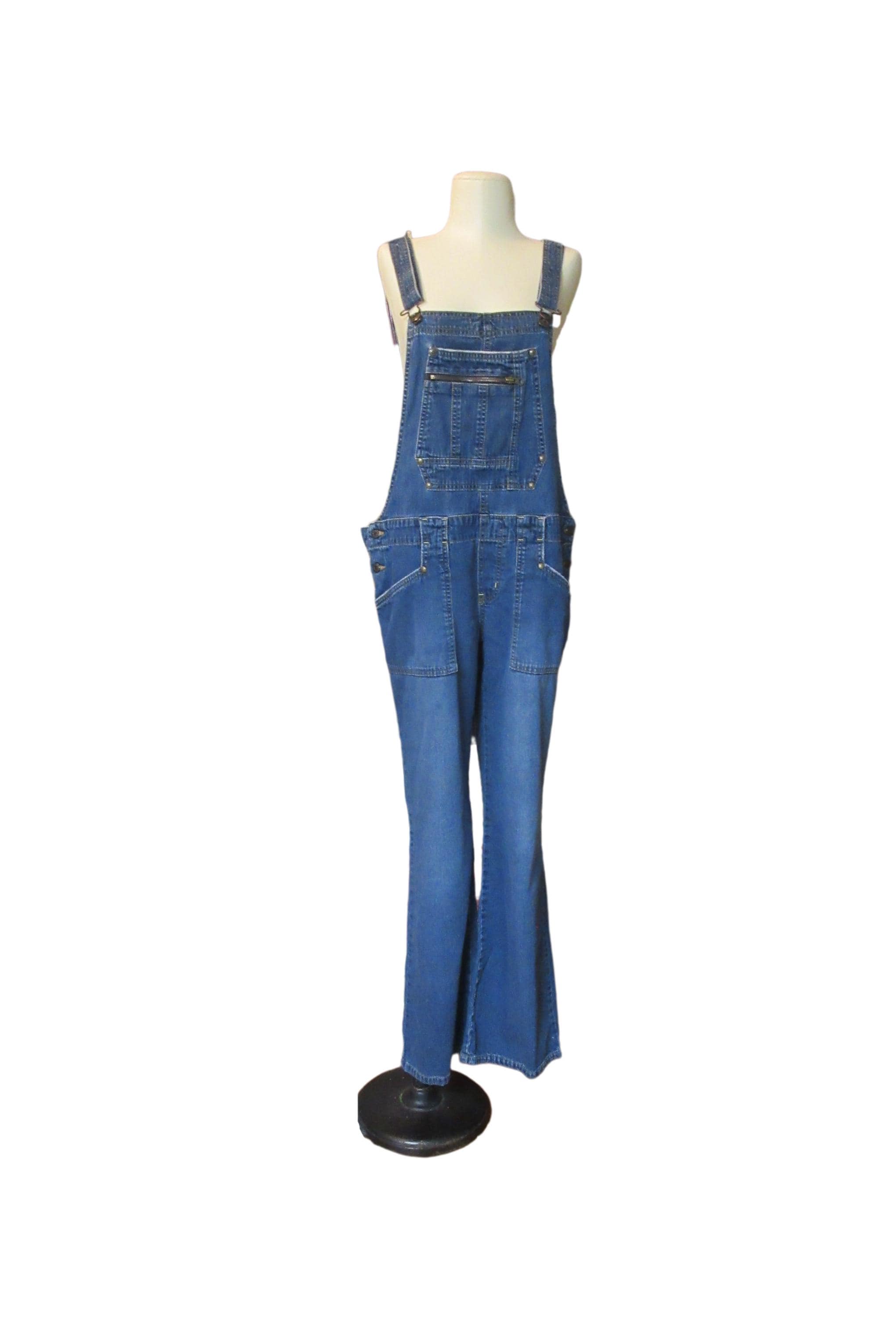 Vintage Navy Dungarees - Etsy