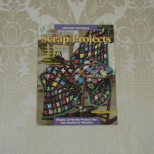 Mosaic Magic Afghans Made Easy Leisure Arts Hard Cover Crochet Pattern Book  