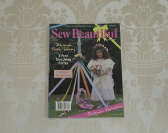 Sew Beautiful Easter 1992 Magazine Martha Pullen Heirloom Sewing