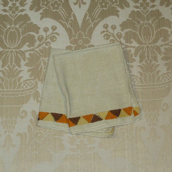 Art Deco Hand Towels Etsy