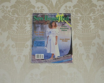 Sew Beautiful Spring/Summer 1992 Magazine Martha Pullen Heirloom Sewing Smocking