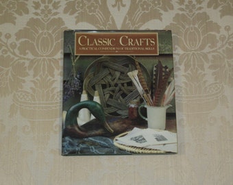 Classic Crafts Traditional Skills Book Martina Margetts 1989 Leatherwork Candles Wood