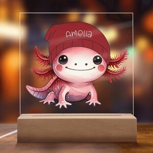 NINE SQUARE EGOU Axolotl Gifts Night Light for Kids, Axolotl Lamp with  Touch and Remote 7 Colors Changing Timer Dimmable Axolotl Night Light Cool  Room Decor Bedside Lamp for Boys Girls 