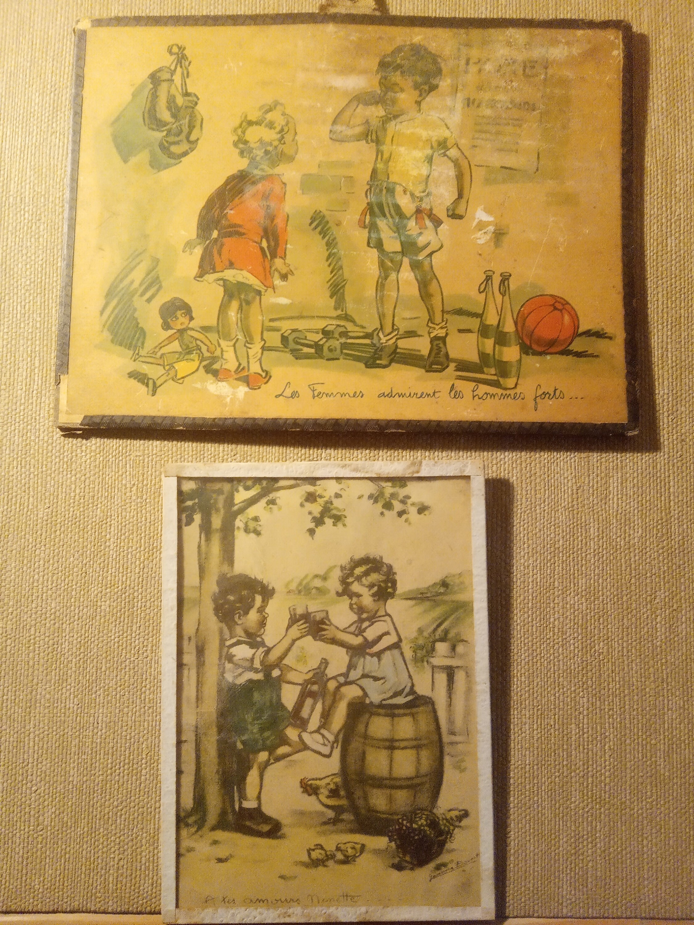 Lot de 2 Cadres Germaine Bourret