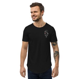 Men&#39;s Curved Hem T-Shirt