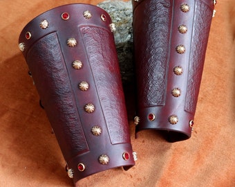 Leather Bracers Fantasy LARP