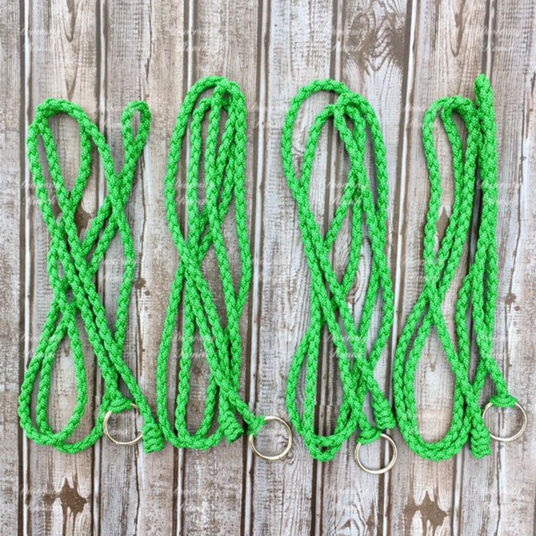 Set of 4 7ft Tie Strings / Piggin String With Ring / Dog Etsy