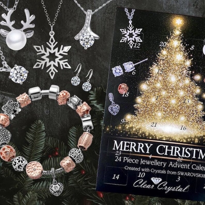 Jewellery Advent Calendar With Crystals From SWAROVSKI Etsy