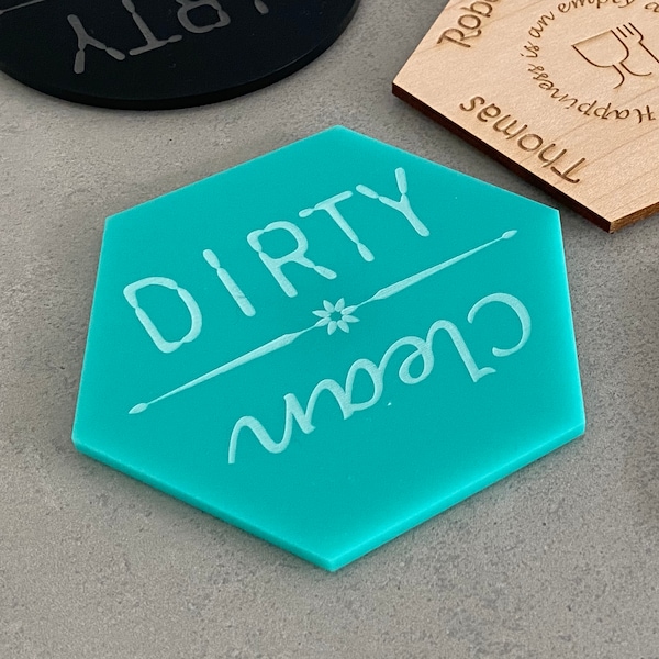 Dishwasher Clean Dirty Magnet | Kitchen Organisation | Dishwasher Magnet