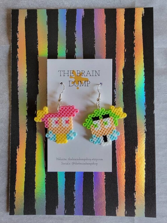 Green Moose, Guava Juice! Sort of Weird Fae Inspired MINI Perler