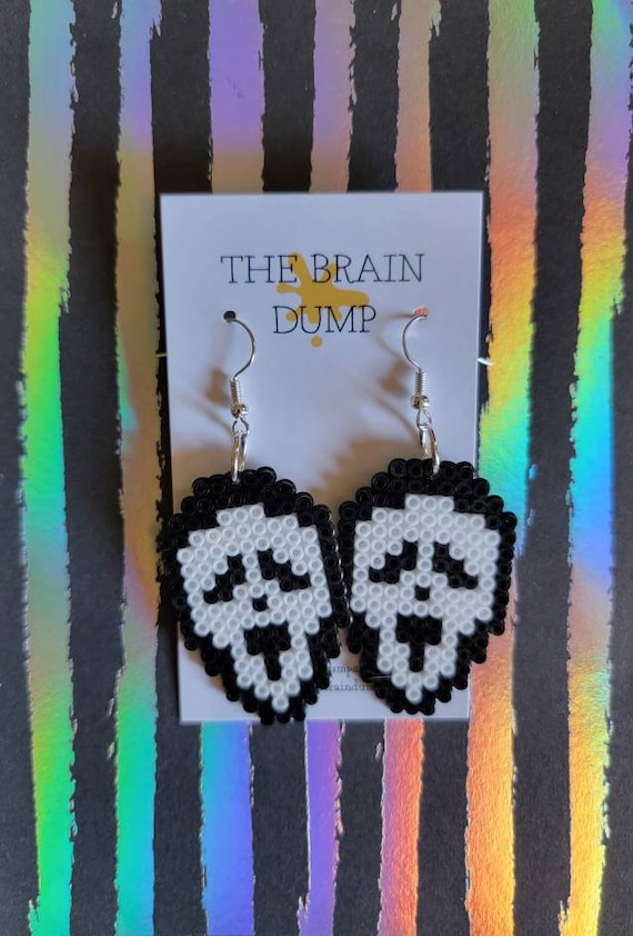 Rave Perler Bead Earrings Rave Perler Beads Fashion Accessories