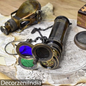 DECOR ZENI Caleidoscopio de latón, Caleidoscopio líquido, Regalo para Navidad, Regalo de Navidad, Regalo para él, Regalo de cumpleaños, Regalo de aniversario