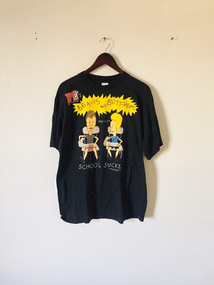 レビュー高評価商品 MTV 1994 Vintage Television School Butt-head and Beavis ミュージシャン