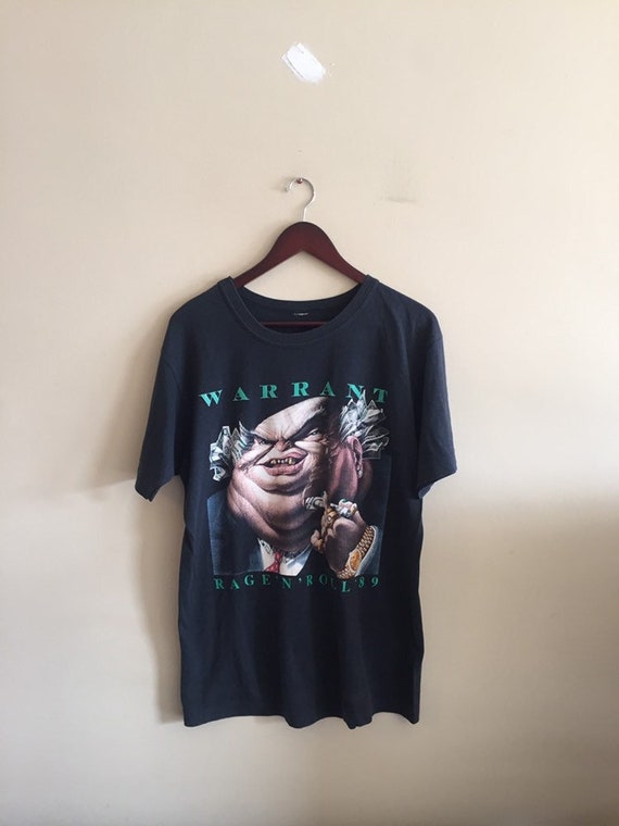 Vintage 1989 Warrant Rage N Roll Tour T Shirt. - Etsy Israel