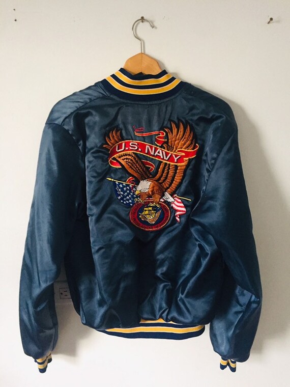 80s u.s navy tour jacket souvenir jacket