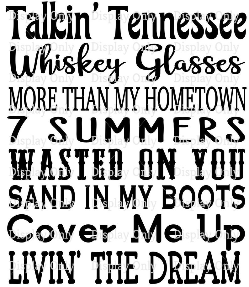 Wallen Songs SVG Etsy Israel