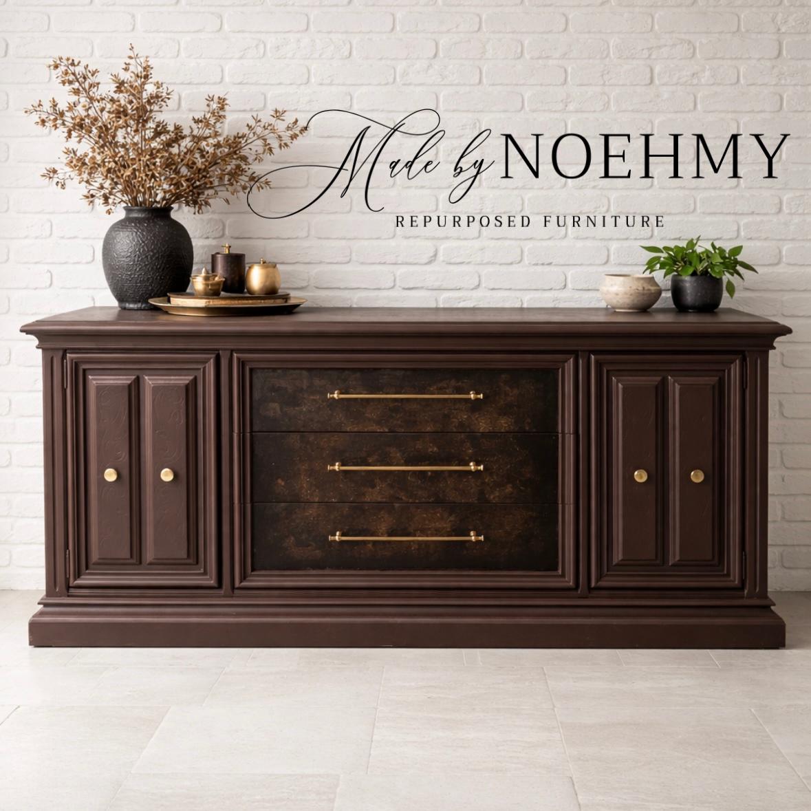 Vintage Dark Wood Dresser - Etsy