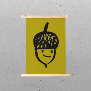 Postkarte – Miniposter (DIN A5), Eichel