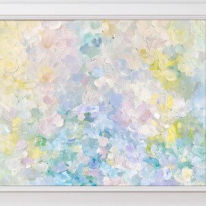 Large Art Print, Colorful Textured Painting, Modern Abstract Art Girls Gift Pink,Green,Purple,Yellow,Nursery Bedroom Home Decor Dorm Present