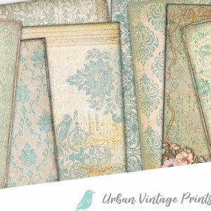 Vintage Writing Paper Pack, Decorative Paper Pack, Printable Paper Pack, Wrapping Paper, Scrapbook Paper Pack, Vintage Pack 103, Journal