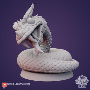 Serpente Gigante Cobra Miniature 3d Compatible With Dungeons -  Norway