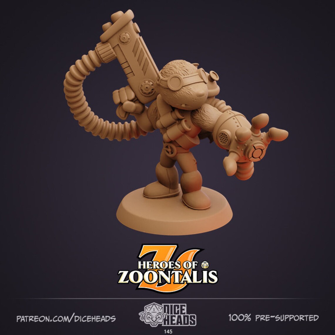 Mole Artificer Dice Heads Dnd Zoontalis 3D Resin Etsy