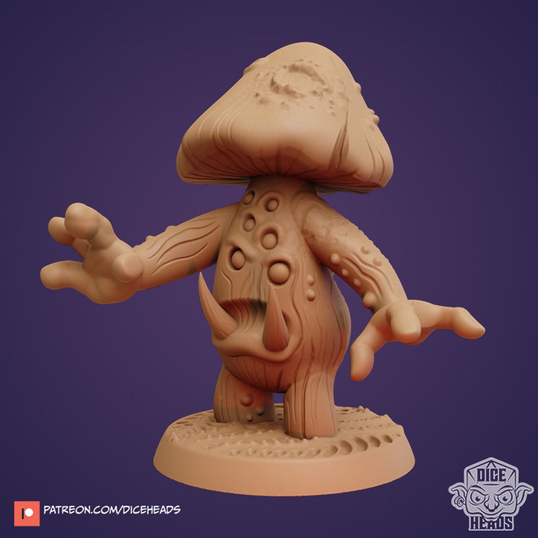 Fungal Monster Dice Heads Dnd Zoontalis 3D Resin Etsy