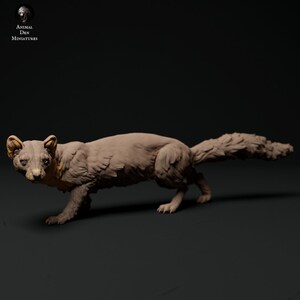 Pine Marten • Unpainted • Animal Den Miniatures • DnD • 3D Resin Printed • RPG • Pathfinder • Wild Shapes • Dungeons and Dragons
