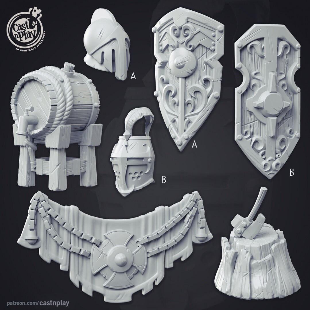 Tournament Props Cast N Play Dnd 3D Resin Printed RPG Pathfinder ...