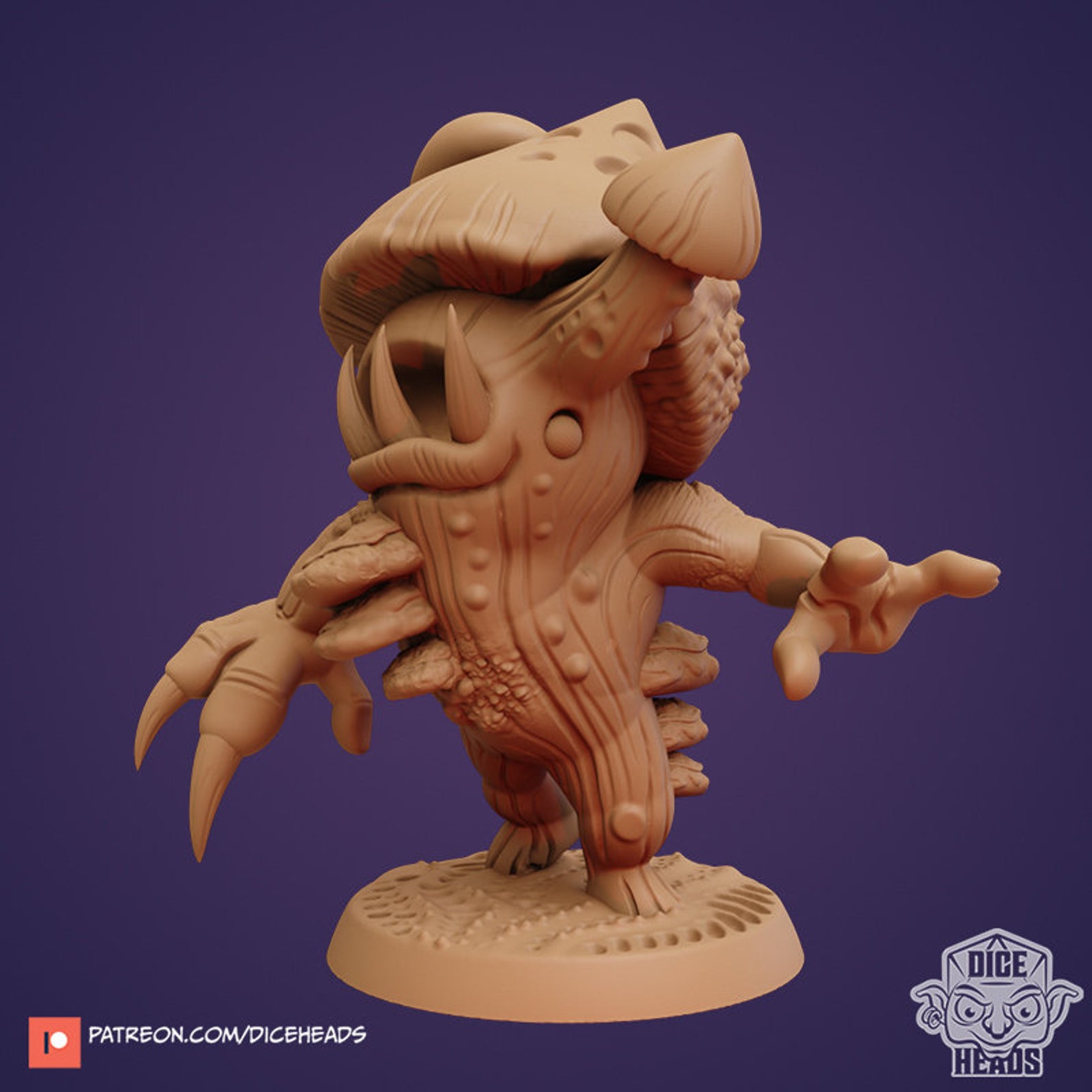 Fungal Monster Dice Heads Dnd Zoontalis 3D Resin Etsy UK