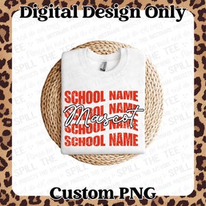 CUSTOM School Mascot PNG File