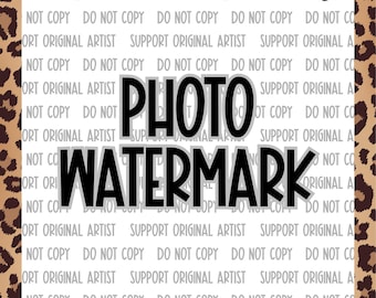 Business Photo Watermark PNG, Support Original Artist Watermark
