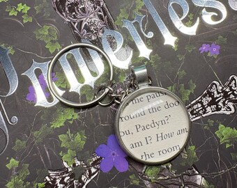 Powerless Character Book Page Keychain