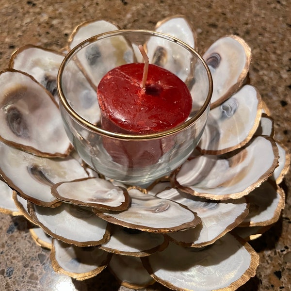 Shell Candle Holder Etsy