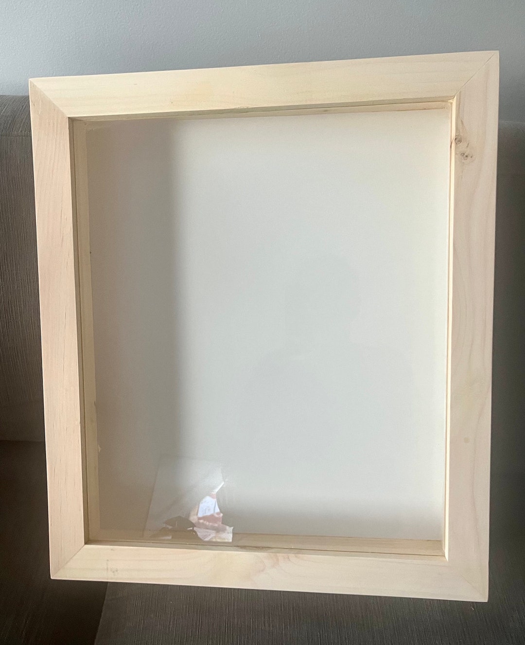 Unfinished Wooden Shadow Box Etsy