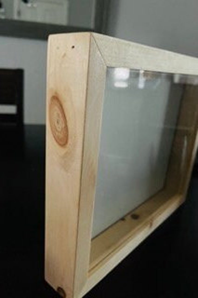 Unfinished Wooden Shadow Box Etsy