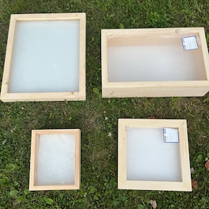 Schattenbox Anpassen Größen (vorne öffnet und schließt) Blumen bewahren