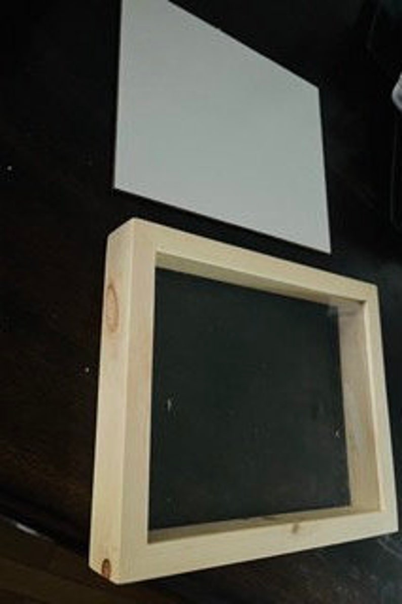 Unfinished Wooden Shadow Box Etsy