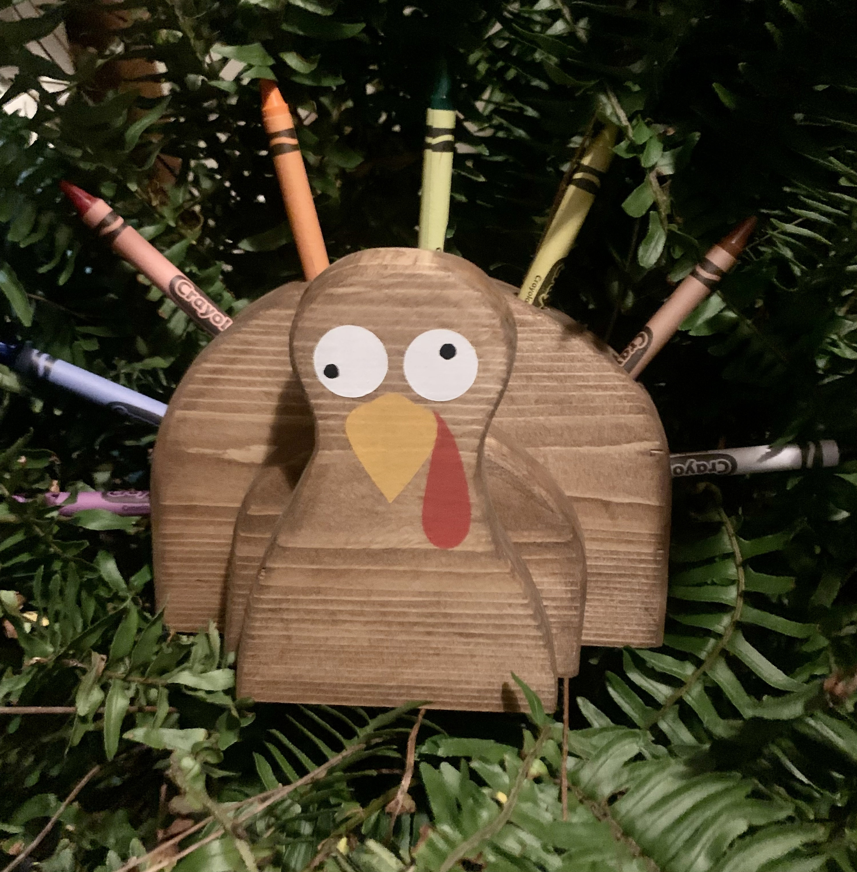 Turkey Crayon Holder Etsy