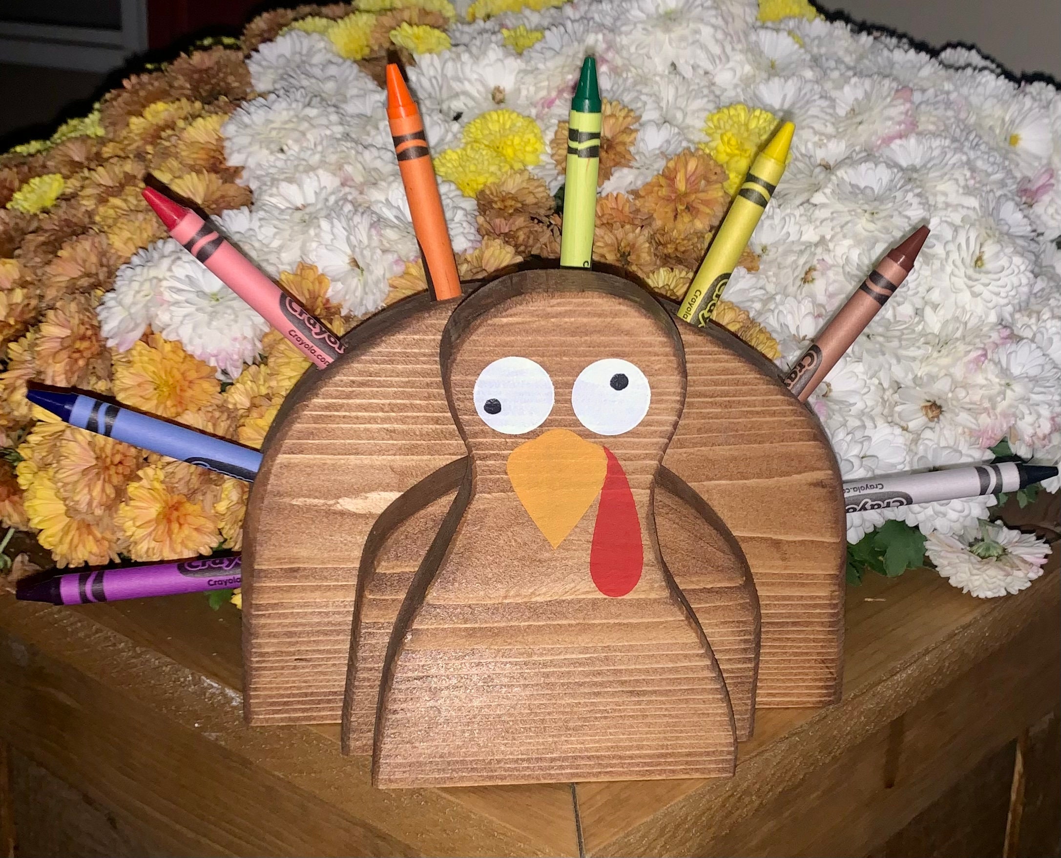 Turkey Crayon Holder Etsy