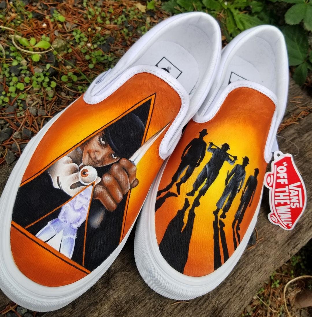 A Clockwork Orange Custom Vans Size 8.5 Men