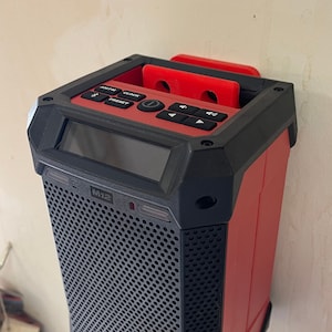 Wall Mount for Milwaukee M12 Radio + Charger